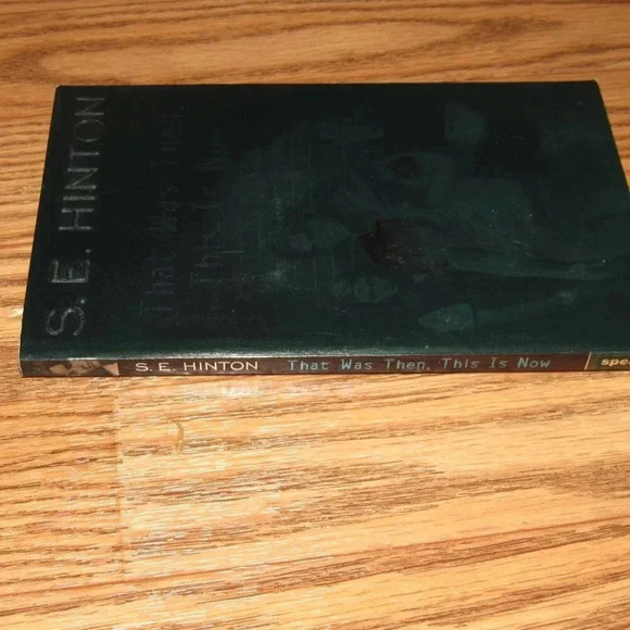 S.E. Hinton THAT WAS THEN, THIS IS NOW book~Coming of Age~Paperback - Picture 3 of 3